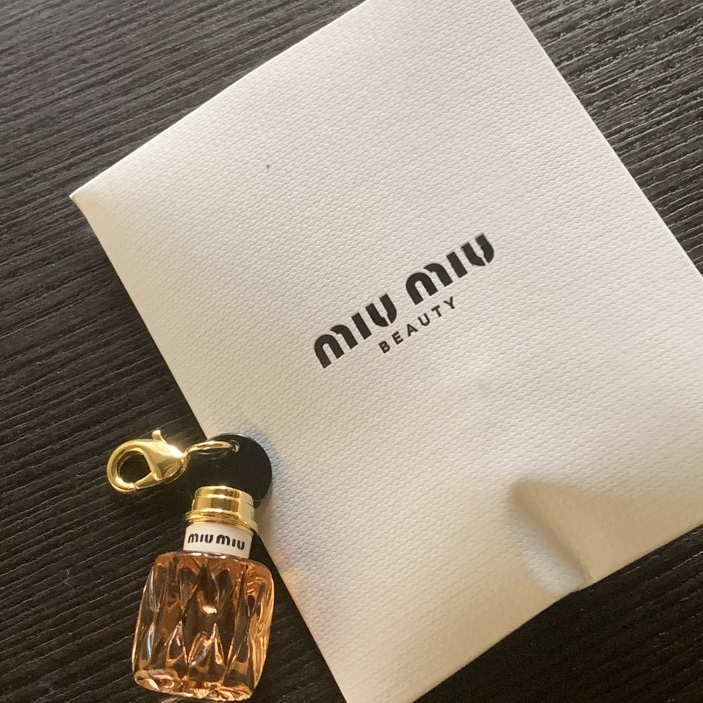 NIB - MIU MIU mini charm perfume bottle